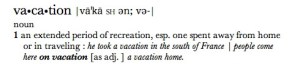 vacation-definition