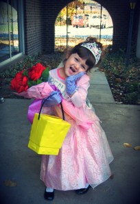 The era of fairy tales:  My sweet princess at age 4.