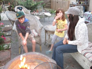 Vacation Flashback: S'mores with Aunt Tricia